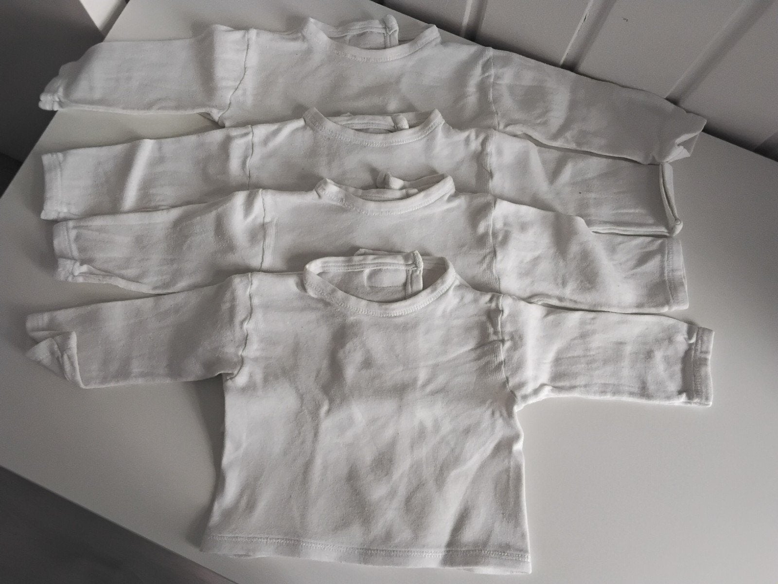 Set van 4 luiertruitjes met lange mouwen, Kinderen en Baby's, Babykleding | Overige, Gebruikt, Jongetje of Meisje, Ophalen