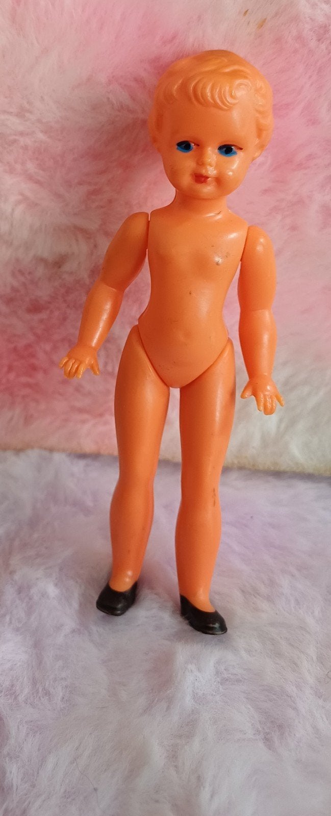 poppenhuis vintage popje nummer 4, Ophalen of Verzenden, Gebruikt, Poppenhuis