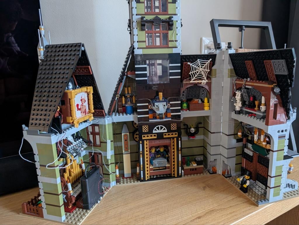 Lego 10273 Spookhuis met licht-set, Ophalen, Zo goed als nieuw, Icons, Complete set