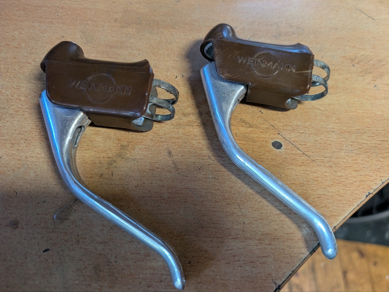 Weinmann jaren 70 80 remgrepen, Ophalen of Verzenden, Gebruikt, Stuur, Rubber