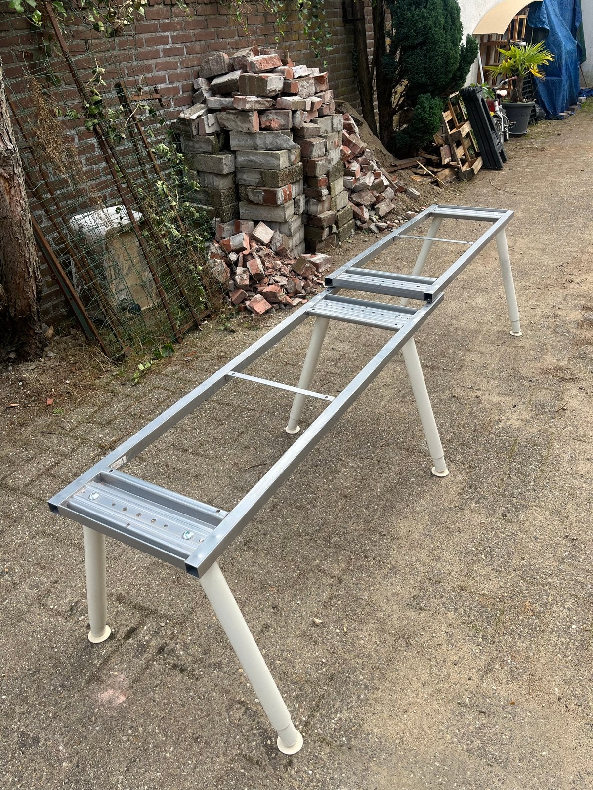 Bureauframes met bladen 120x80 cm, Ophalen, Gebruikt