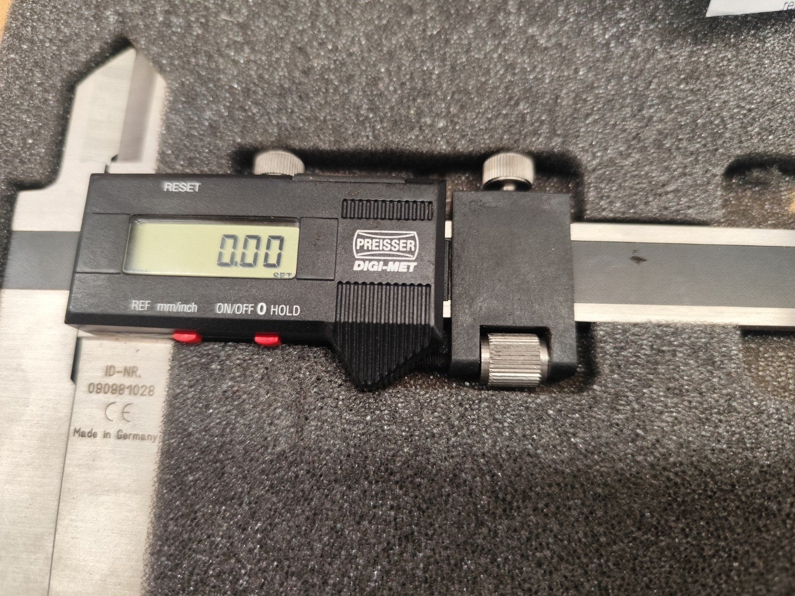 Digitale Schuifmaat Preisser Digi-Met met Prüfzertifikat, Ophalen of Verzenden, Nieuw, Afstand
