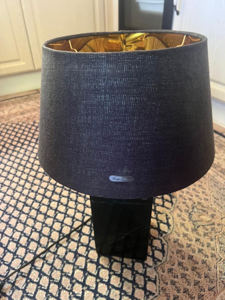 Rivièra Maison tafellamp met kap, Huis en Inrichting, Lampen | Lampenkappen, Ophalen of Verzenden, Gebruikt, Rond