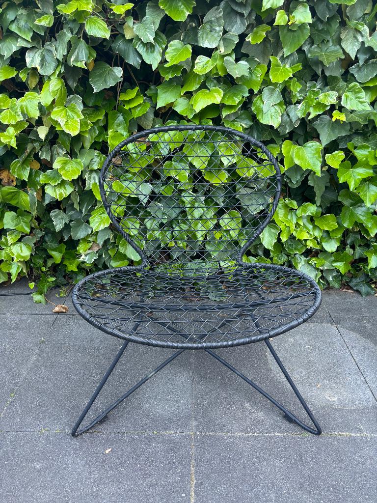 Tuin stoel draad tuinstoel draadstoel, Ophalen, Gebruikt, Kunststof