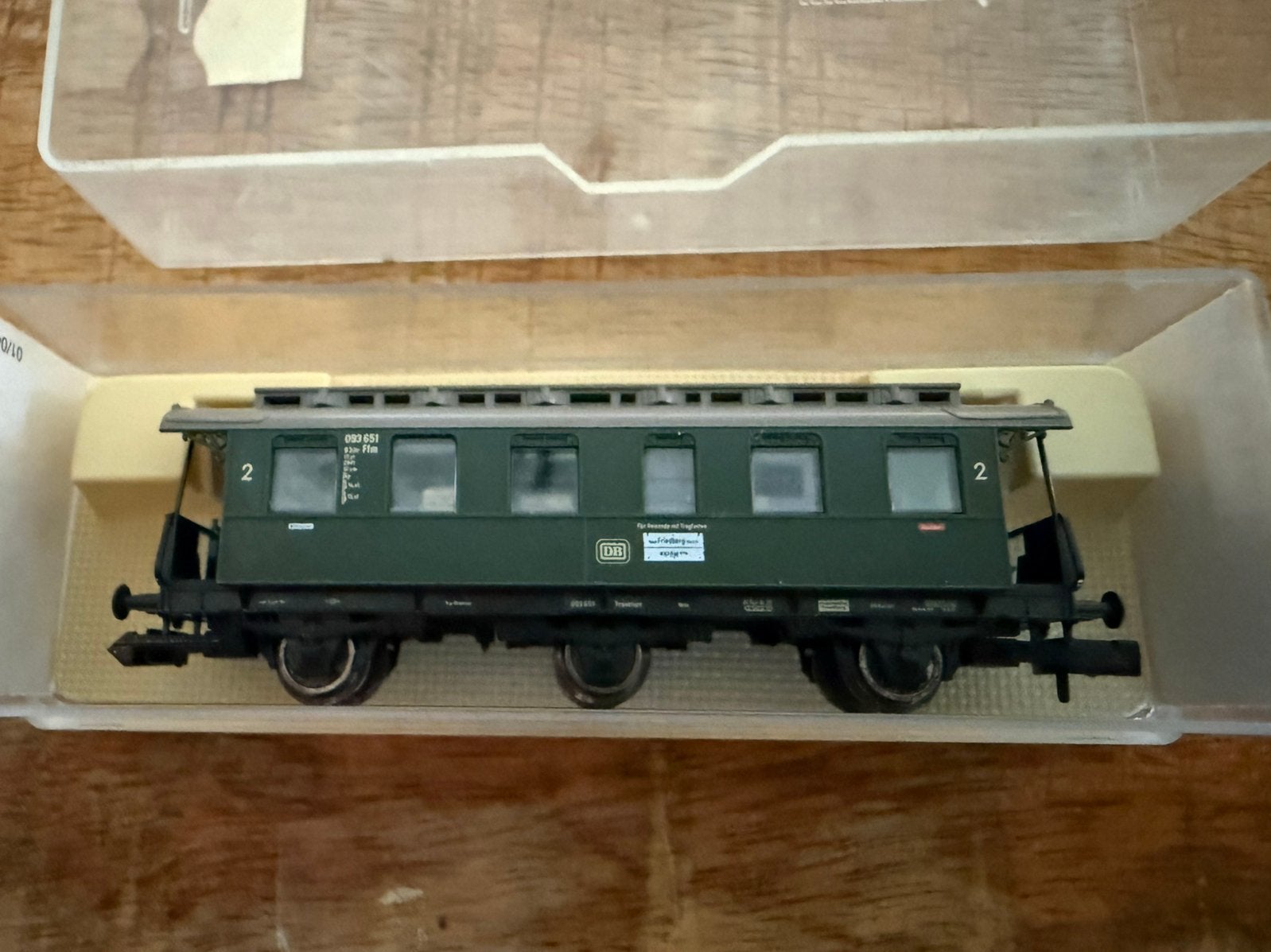 Fleischmann N spoor wagon 8072 K in Ovp, Gelijkstroom, Fleischmann, Wagon, Ophalen of Verzenden