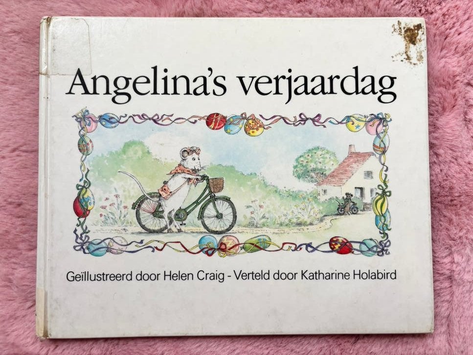Angelina’s verjaardag, Ophalen of Verzenden, Gelezen, Prentenboek