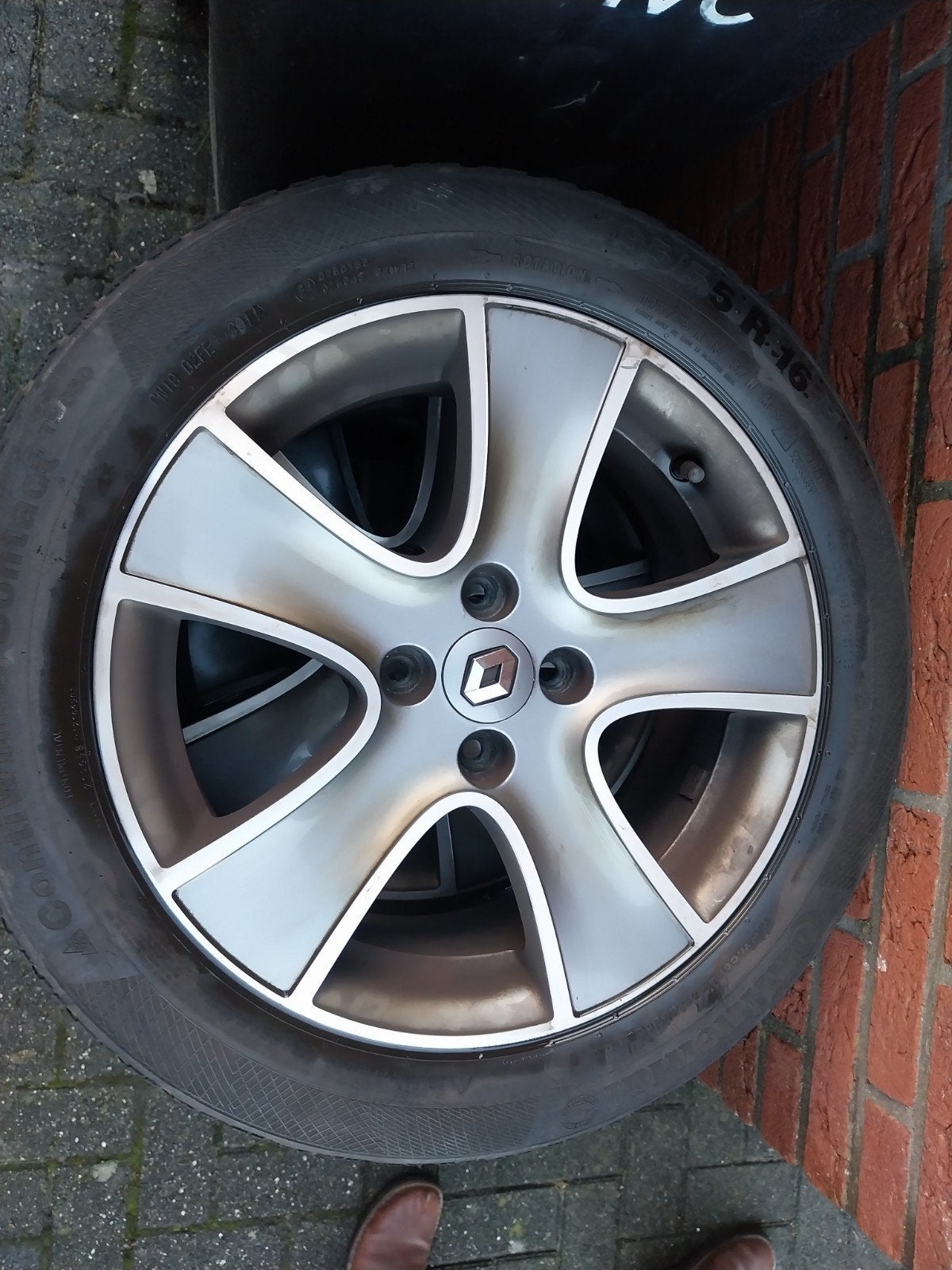 Renault captur velgen met winterbanden., Auto-onderdelen, Ophalen, Gebruikt, Velg(en), 16 inch