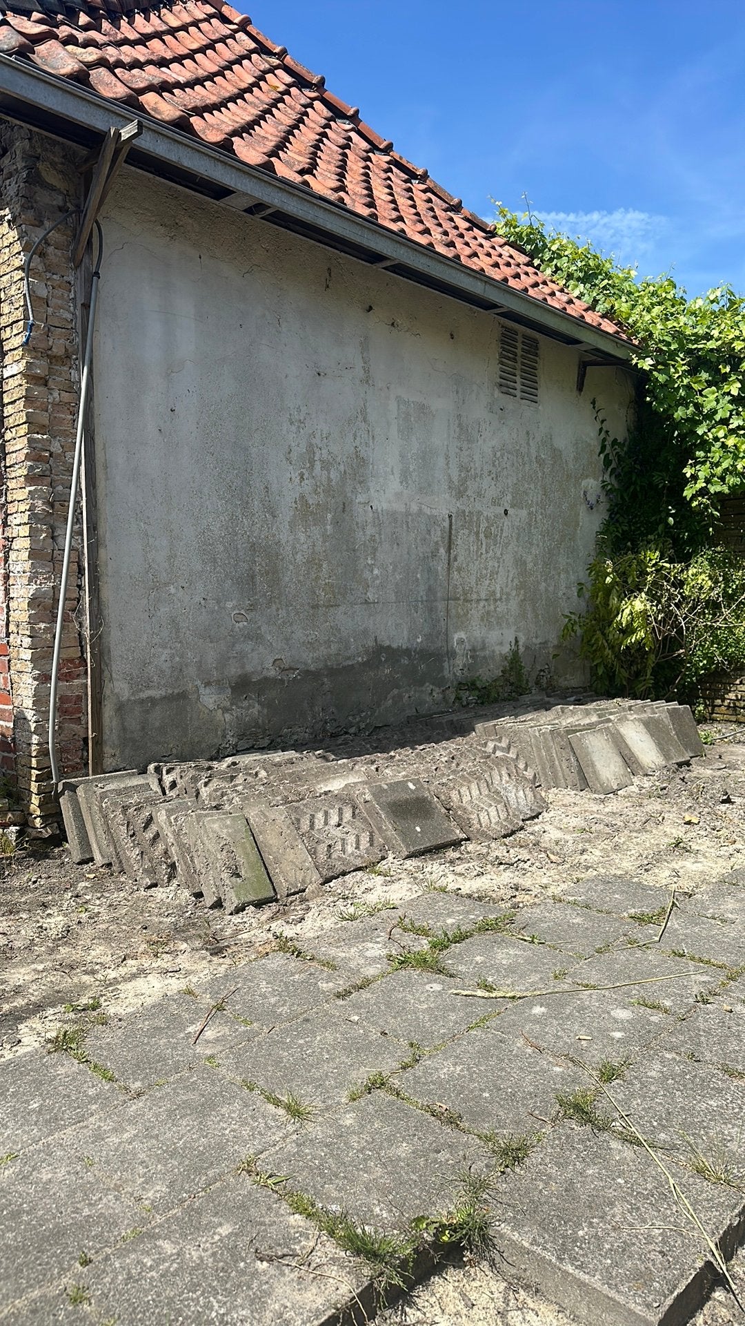 Partij 30x30 tegels, Ophalen, Zo goed als nieuw, Beton, Terrastegels