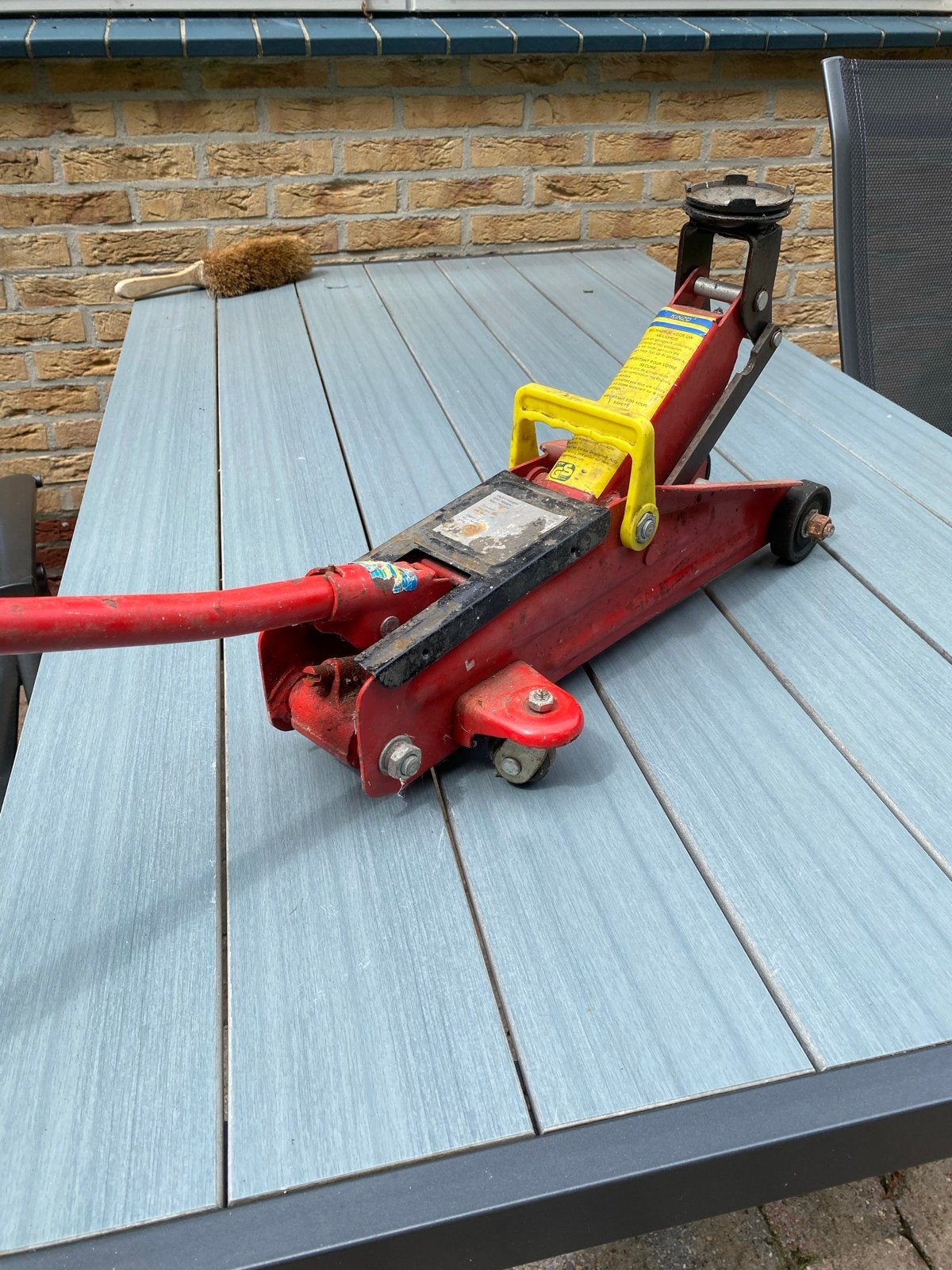 Garagekrik - Hefhoogte 35 cm - Gebruikt maar goed, Ophalen, Gebruikt, Garagekrik