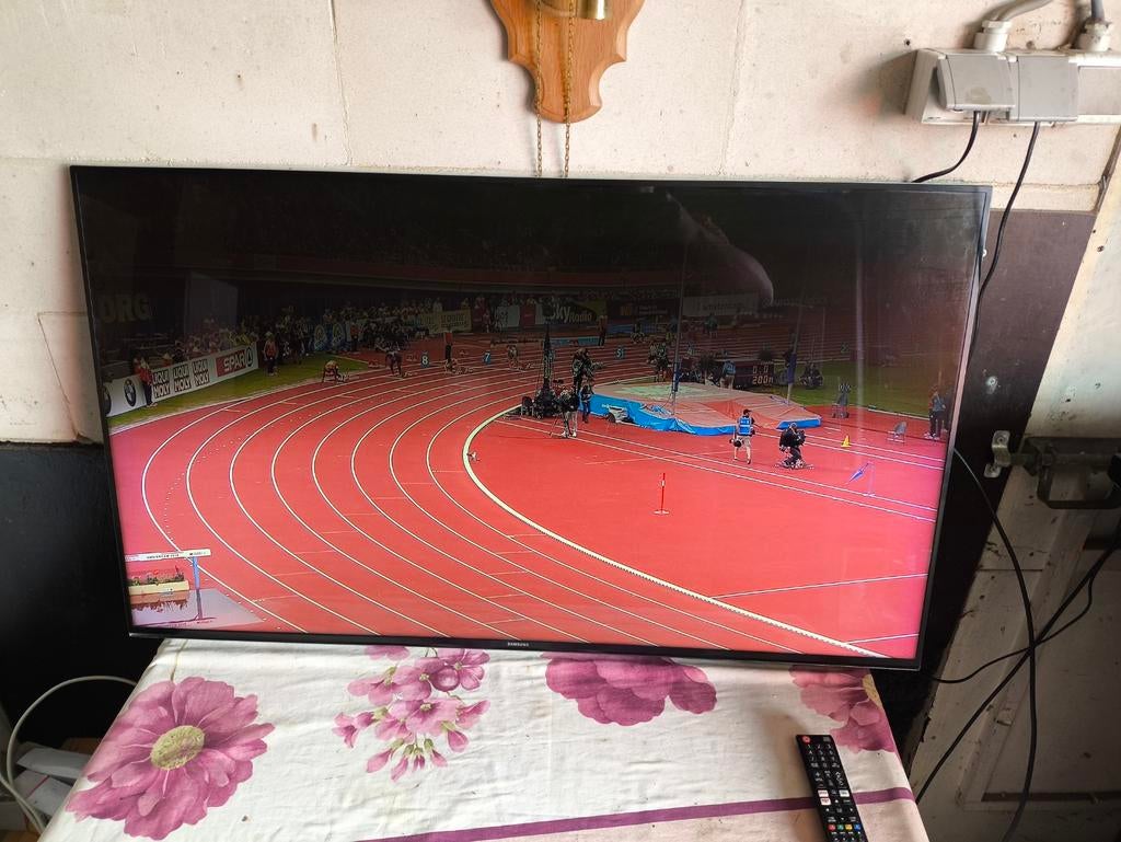 48 inch Samsung Smart LED tv met defect backlight, Ophalen, Gebruikt, 100 cm of meer, Samsung