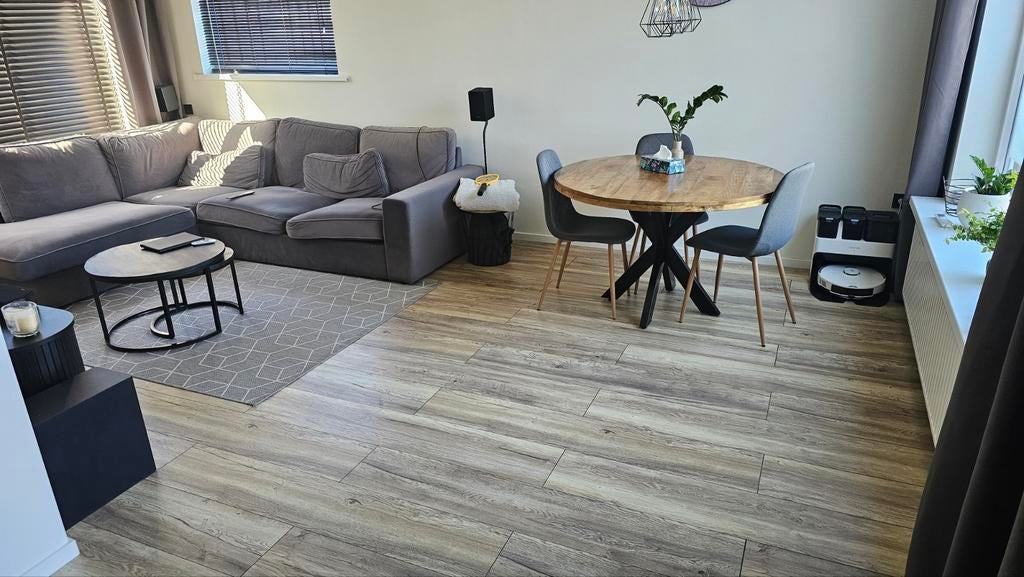 Mooi laminaat ongeveer 30m2, Ophalen, Kunststof, Gebruikt, 50 tot 150 cm