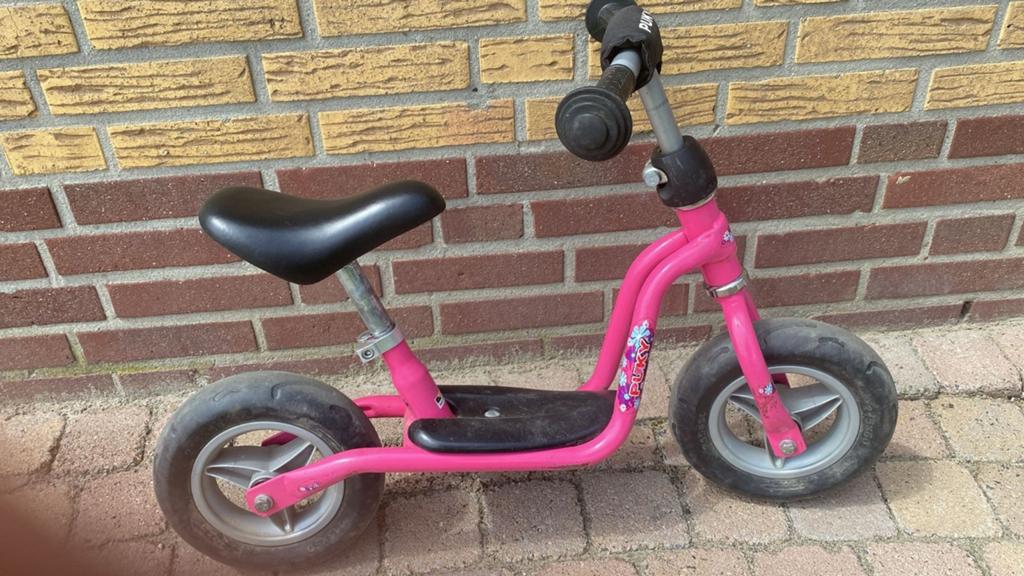 Roze Puky loopfiets voor de eerste fietservaring, Ophalen of Verzenden, Gebruikt, Loopfiets