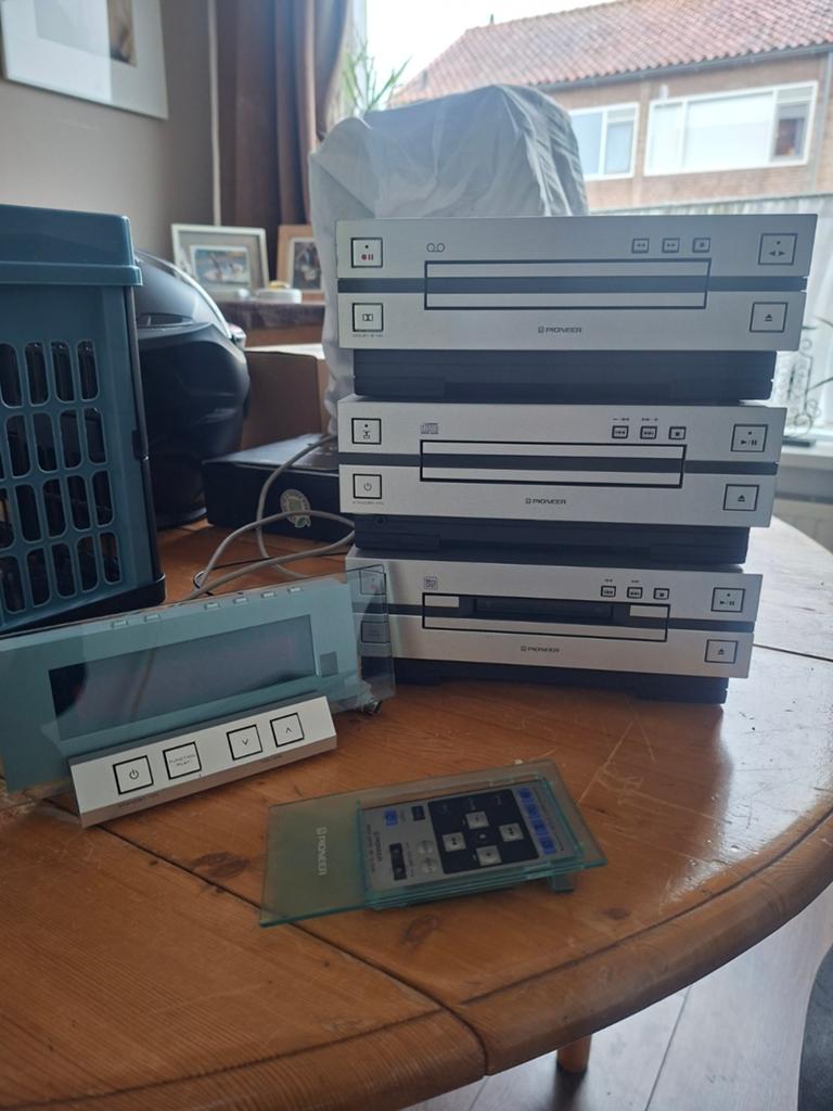 Pioneer Stereoset met CD-speler, Cassettedeck en Afstandsbed, Audio, Tv en Foto, Cd-spelers, Ophalen of Verzenden, Gebruikt, Pioneer