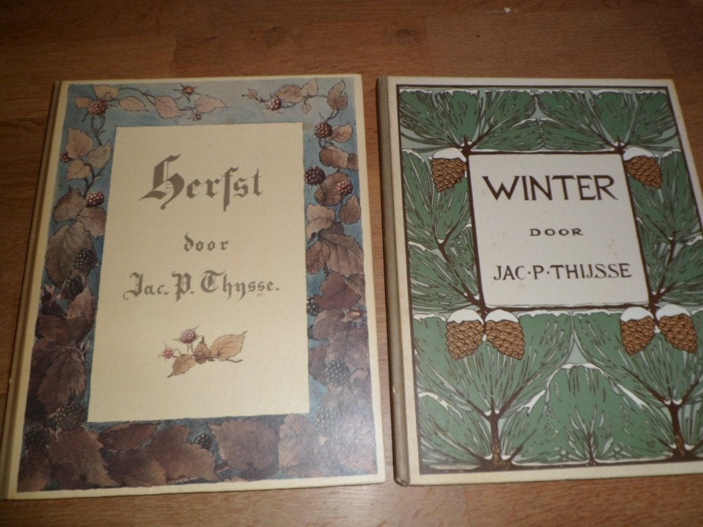 4 x Dr. Jac. P. Thijsse Verkade plaatjesalbum Zomer, Winter, Ophalen of Verzenden, Gelezen, Jac. P. Thijsse