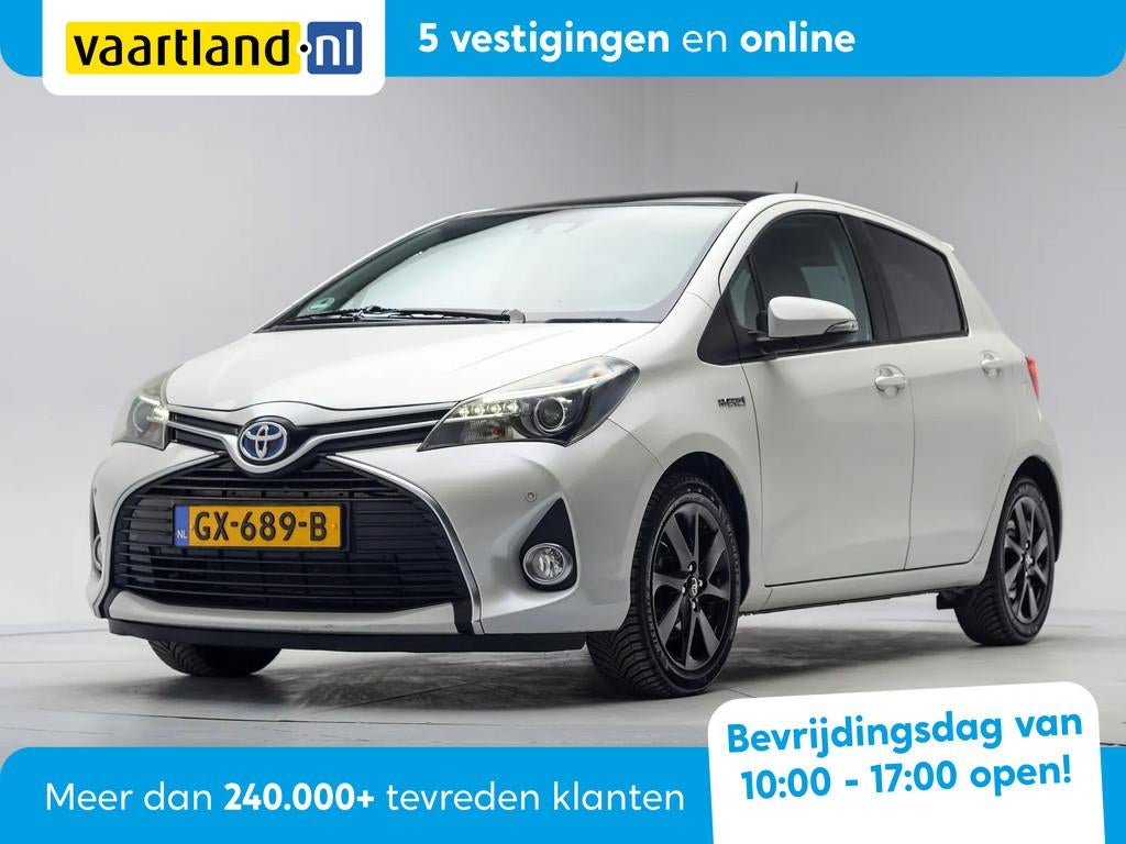 Toyota Yaris 1.5 Hybrid Dynamic [ Panorama Navi Camera Clima, Automaat, Gebruikt, 4 cilinders, 1070 kg