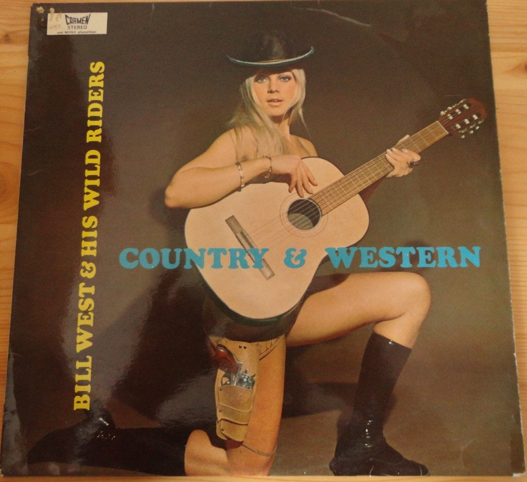Bill West & Wild Riders -Country & Western (LP), Ophalen of Verzenden, Gebruikt, 12 inch, LP