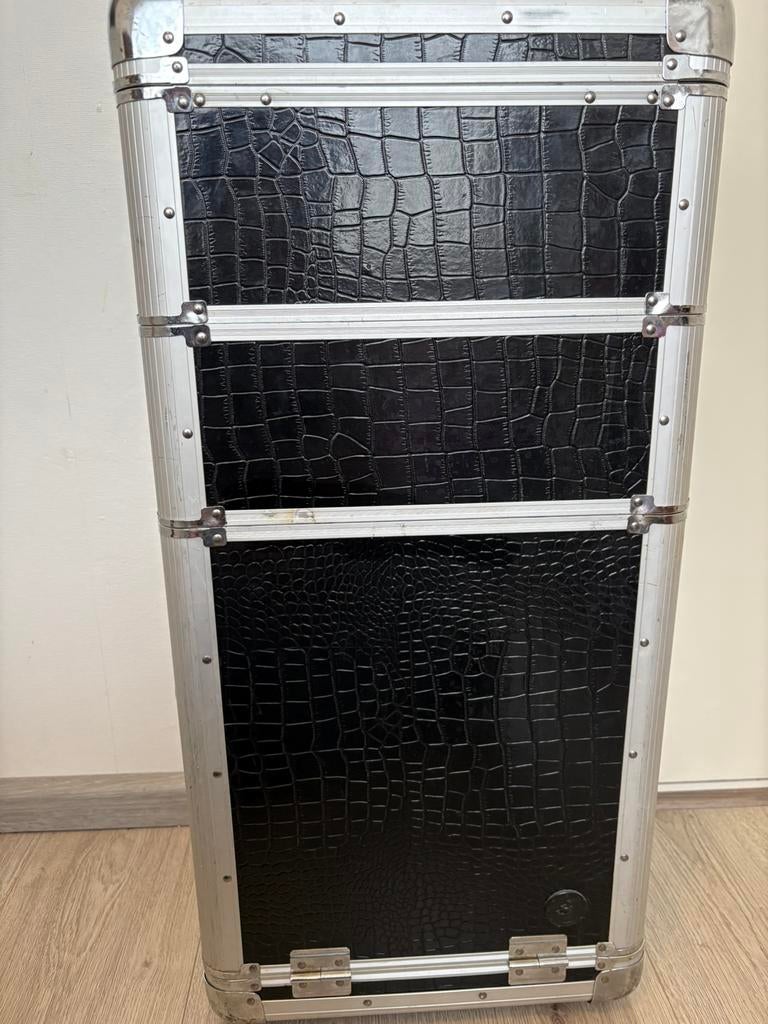 Kappers koffer, Ophalen, Zo goed als nieuw, Zwart, Hardcase