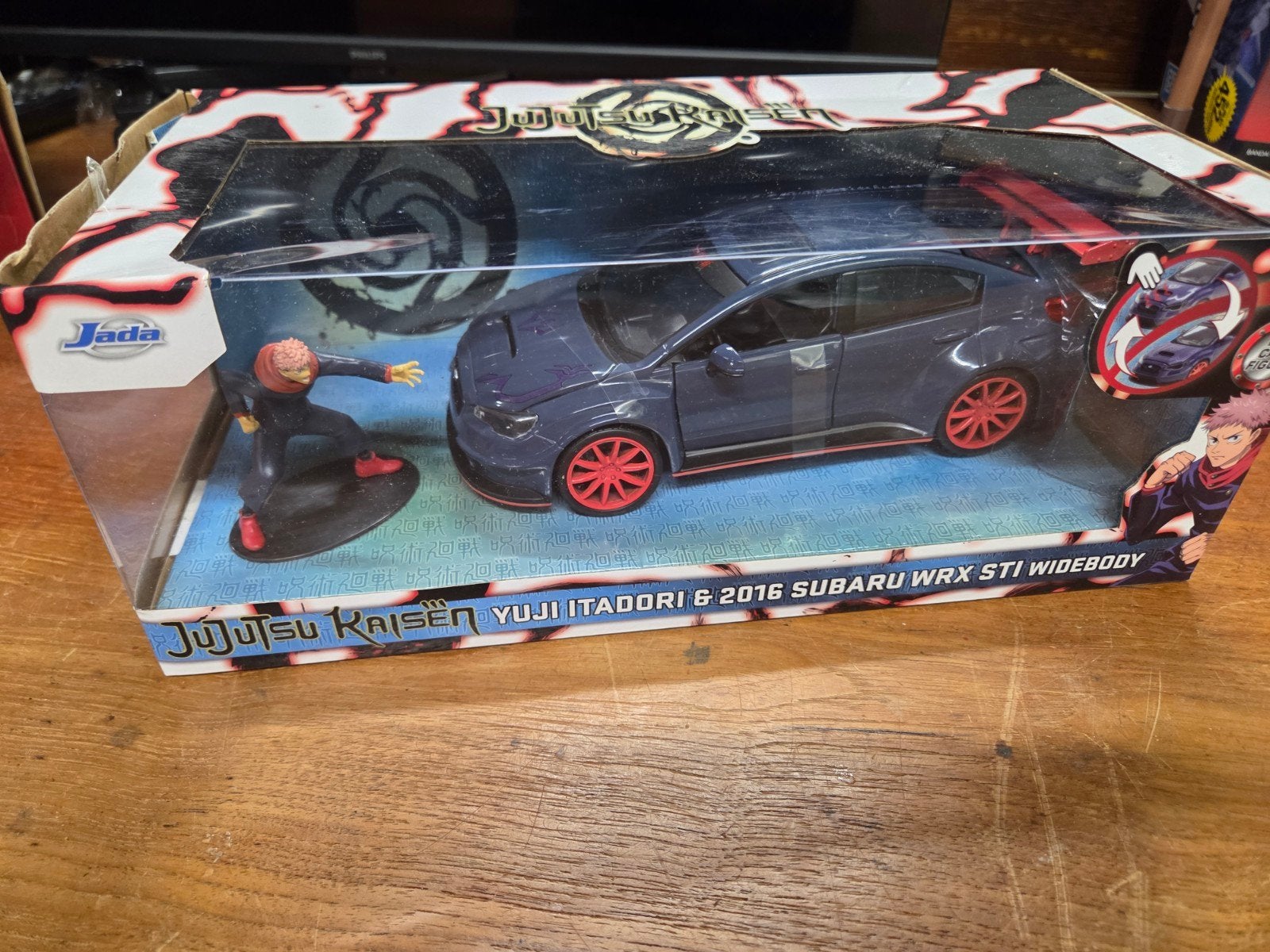Yuji Itadori & 2016 Subaru WRX STI widebody JuJutsu Kaisen, Overige merken, Auto, ., Ophalen of Verzenden