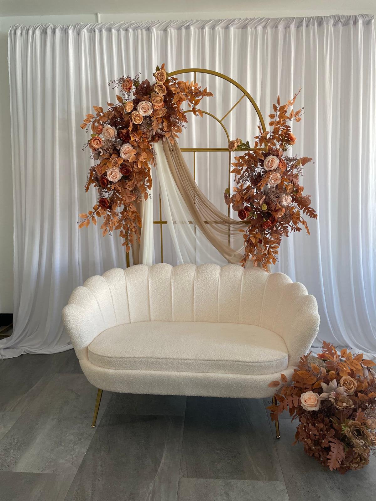 TE HUUR: Bruidsdecor bruin /beige, Ophalen of Verzenden, Zo goed als nieuw, Verjaardag
