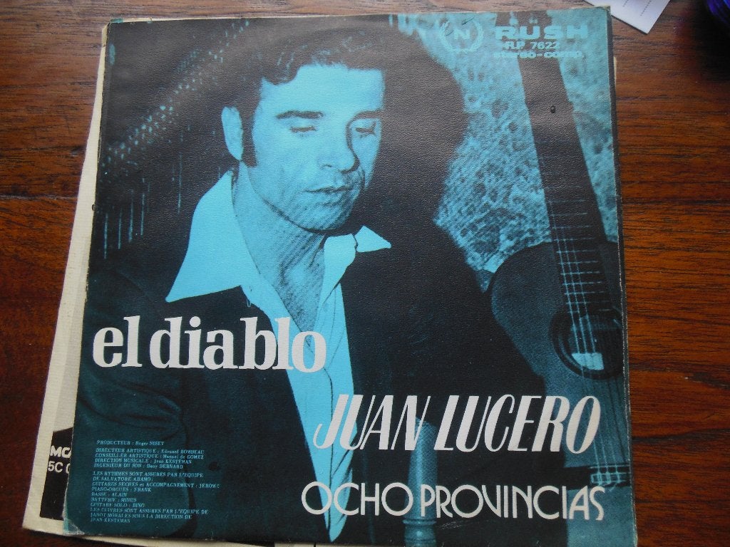 single juan lucero el diablo 45rpm jukebox vinyl record 7'', Gebruikt, 7 inch, Ophalen of Verzenden, Pop