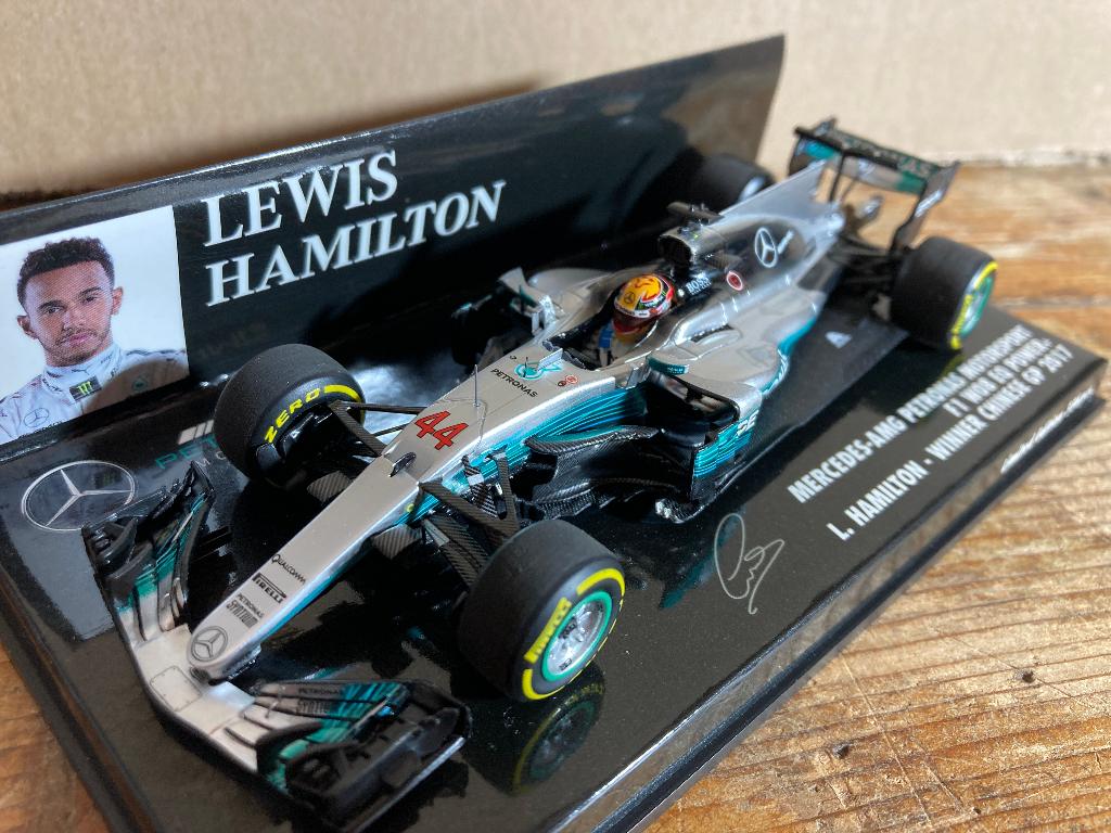 ✅ Lewis Hamilton 1:43 Winner Chinese GP 2017 417170244 W08, Ophalen of Verzenden, Nieuw, Formule 1