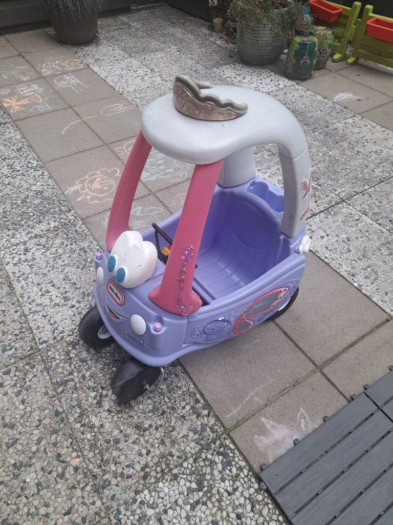 Little tikes loopauto paars roze, Ophalen, Gebruikt, Loopvoertuig
