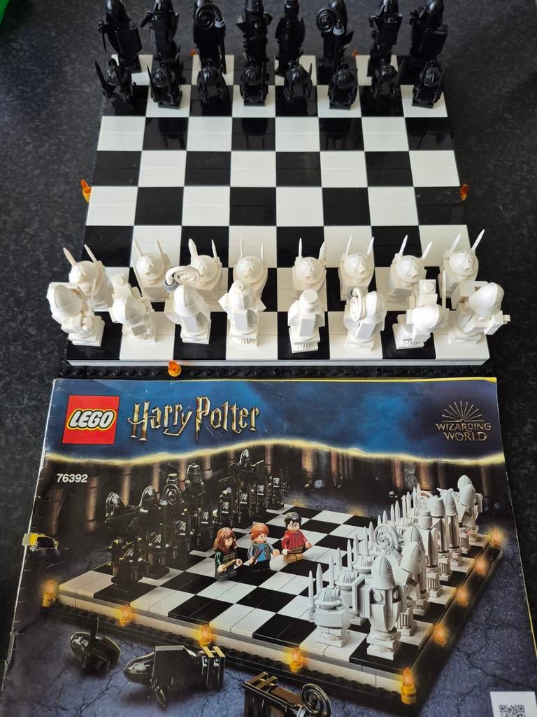 Lego Harry Potter Schaakspel (76392) - mist 1 zwaard, Ophalen, Gebruikt