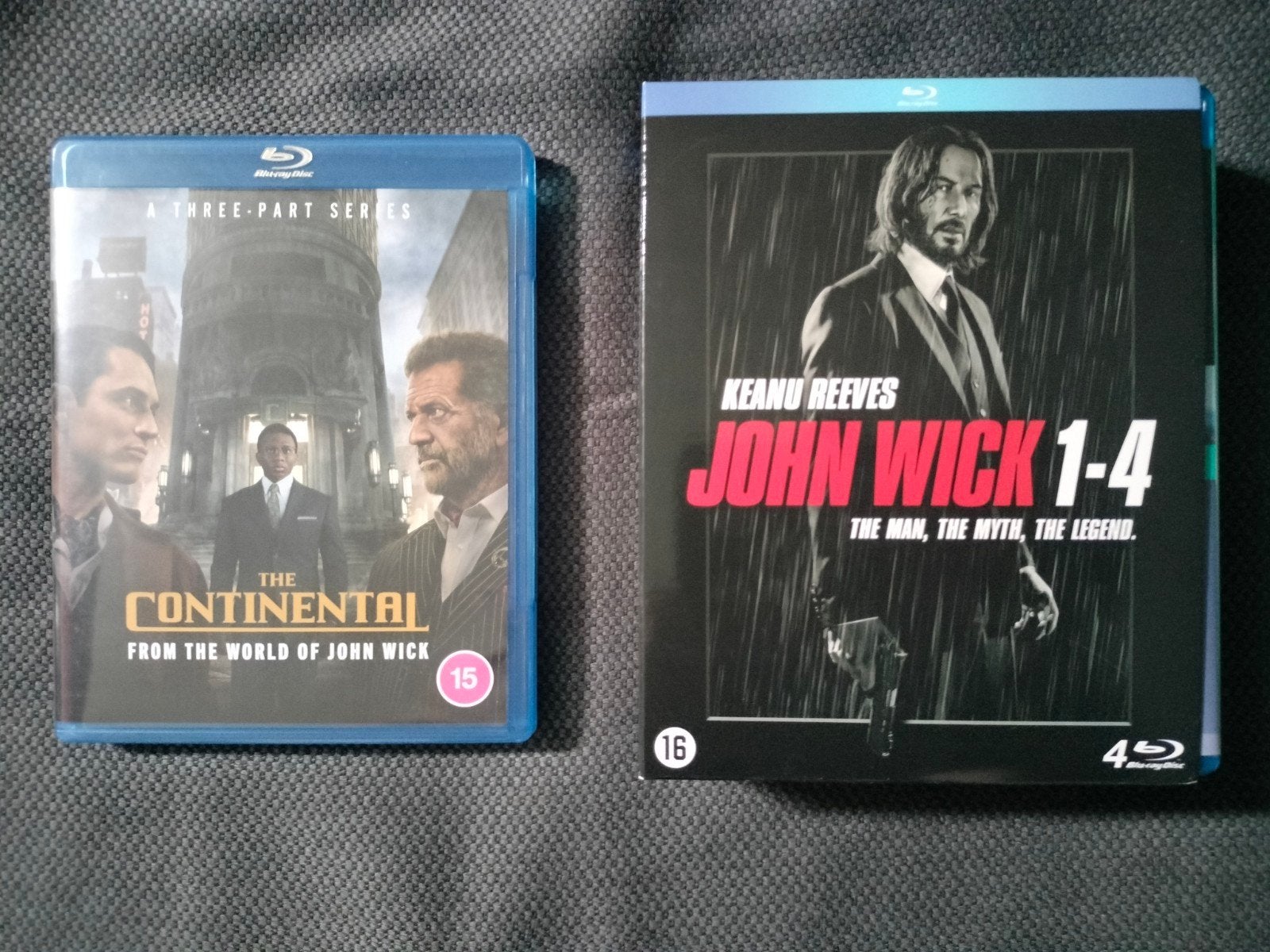 Boxset John wick 4 films + The Continental, Ophalen of Verzenden, Zo goed als nieuw, Horror, Boxset
