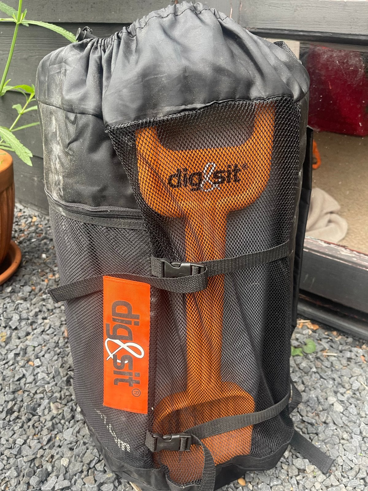 Fatboy Dig & Sit strandsofa /matset met schep in rugzak, Ophalen, Zo goed als nieuw