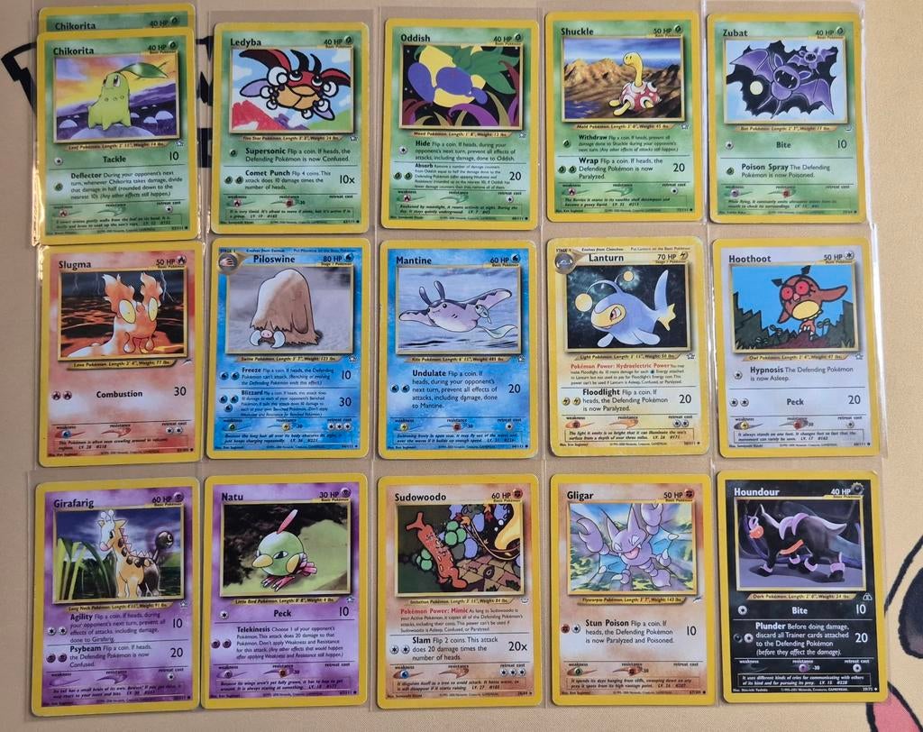 Neo Series Pokémon kaarten (2000-2001), Verzenden, Gebruikt, Meerdere kaarten