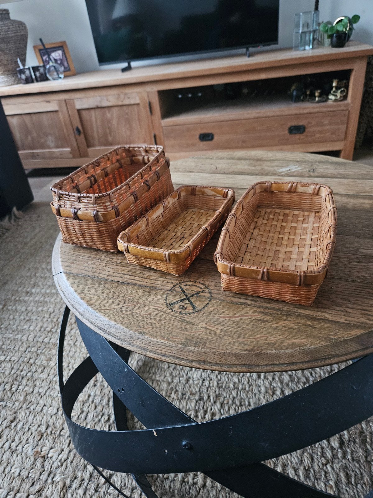 Antieke Japanse Bamboe Lunchbox / Tofu-mand – Jaren 1920, Ophalen of Verzenden