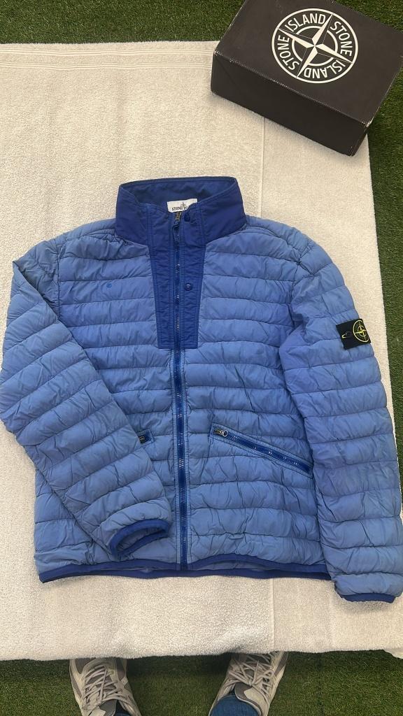Stone Island Jas Loom Woven Down Chambers Stretch Nylon-TC, Kleding | Heren, Jassen | Winter, Blauw, ., Maat 56/58 (XL), Ophalen of Verzenden