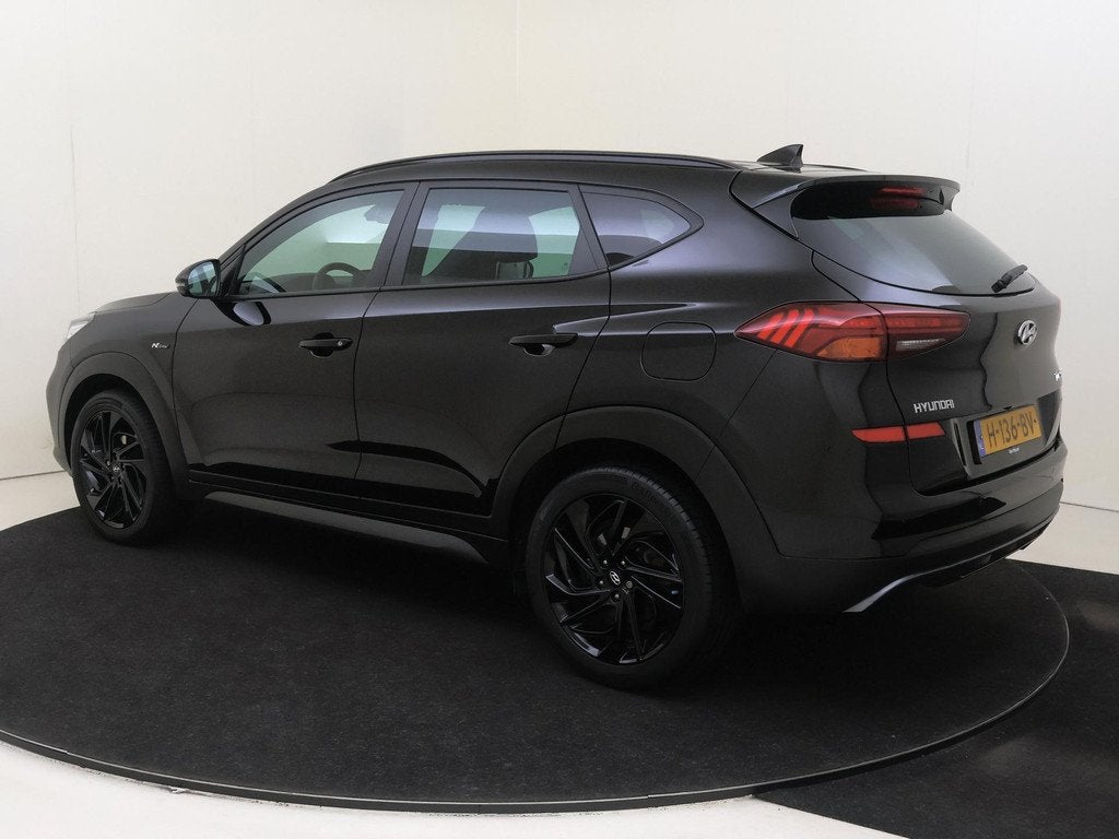 Hyundai Tucson 1.6 T-GDI N-Line AUTOMAAT | Navigatie | Parke, Auto's, Hyundai, 15 km/l, Gebruikt, Zwart, Origineel Nederlands