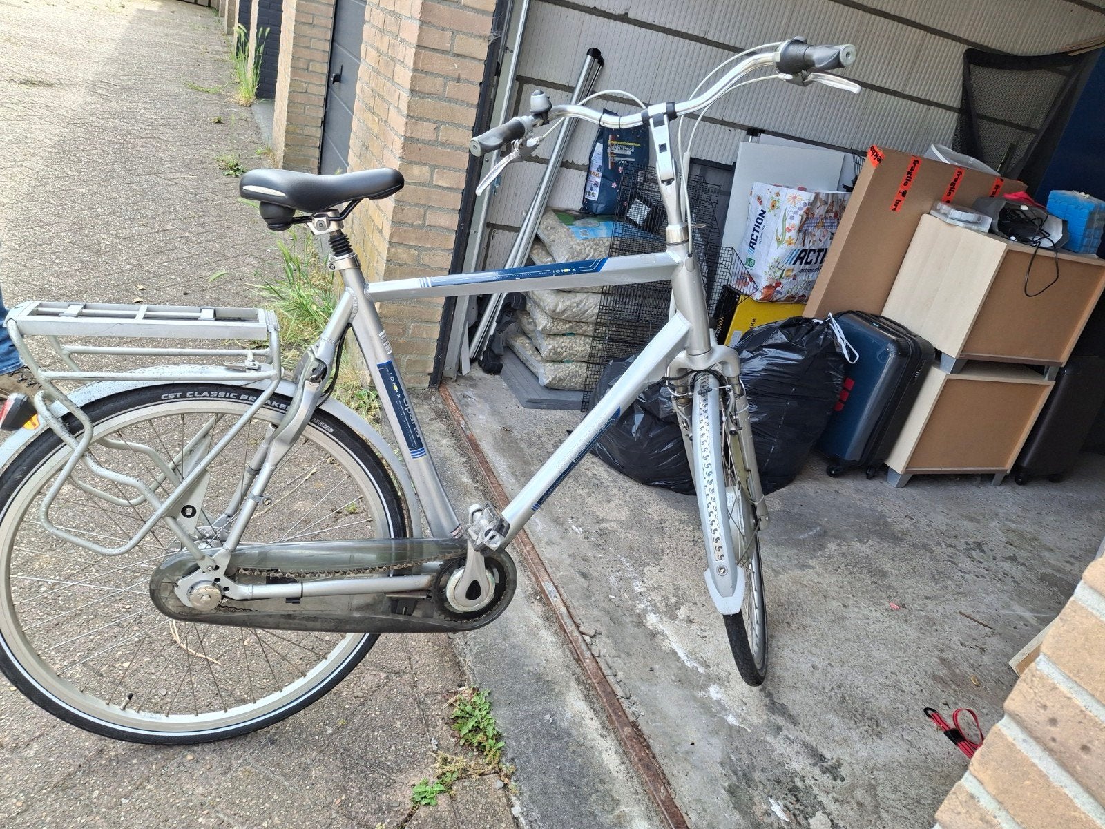 Heren fiets sparta, Ophalen, Sparta, Gebruikt, Vering