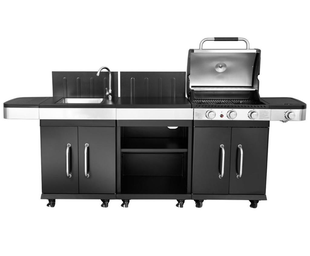 Hele mooie grote buiten keuken bbq, Ophalen of Verzenden, Nieuw, Gas, Vrijstaand
