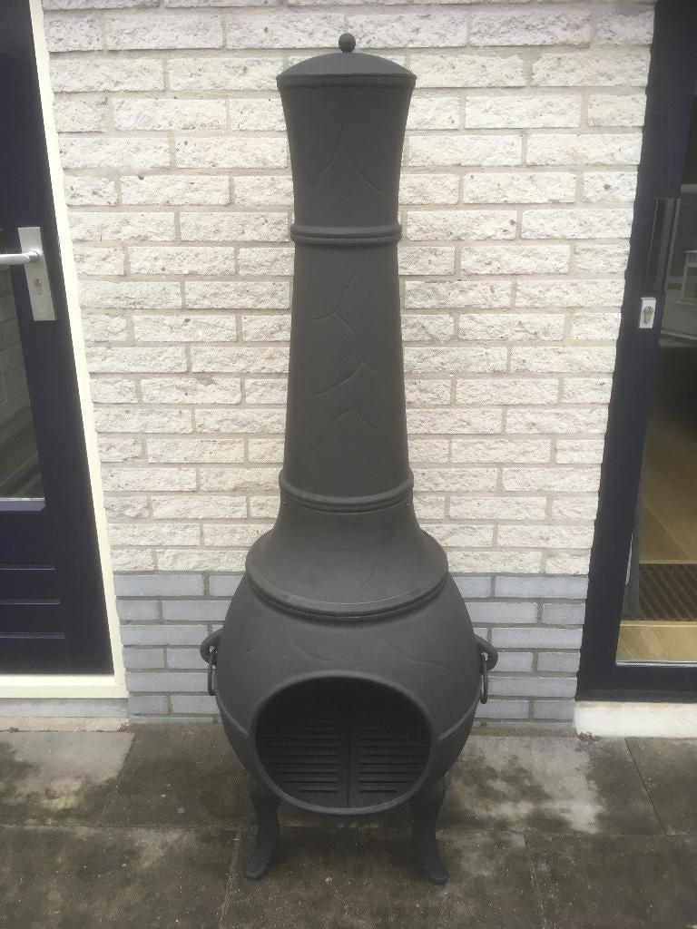 Gietijzeren terraskachel, ongebruikt, Tuin en Terras, Tuinhaarden, Ophalen, Nieuw