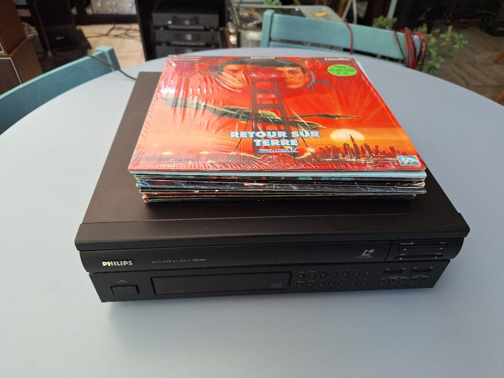 Philips CDV400 + diverse laserdisc / cdvideo, Ophalen, Philips, Minder dan 40 watt, Overige spelers