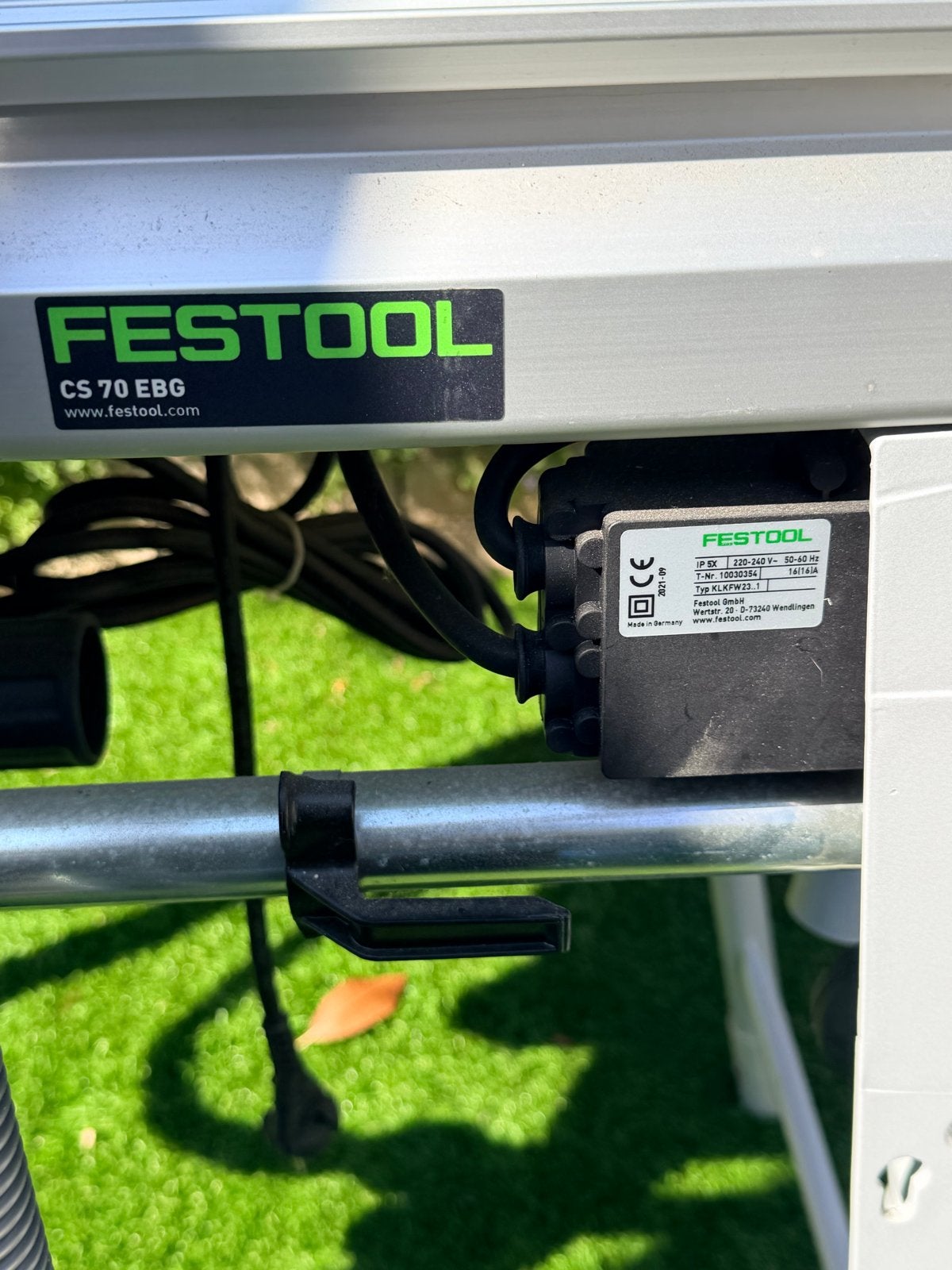 Nieuwe Festool CS 70 EBG Precisio tafelzaag met accessoires, Doe-het-zelf en Verbouw, Ophalen, Cirkelzaag, 70 mm of meer, Nieuw
