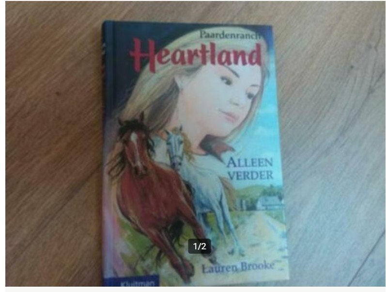 Lauren Brooke, Heartland- Alleen verder, Ophalen of Verzenden, Zo goed als nieuw