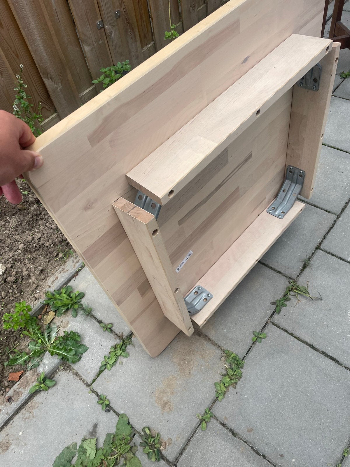 IKEA Norraker tafel - Compleet, Ophalen, Gebruikt, Overige houtsoorten