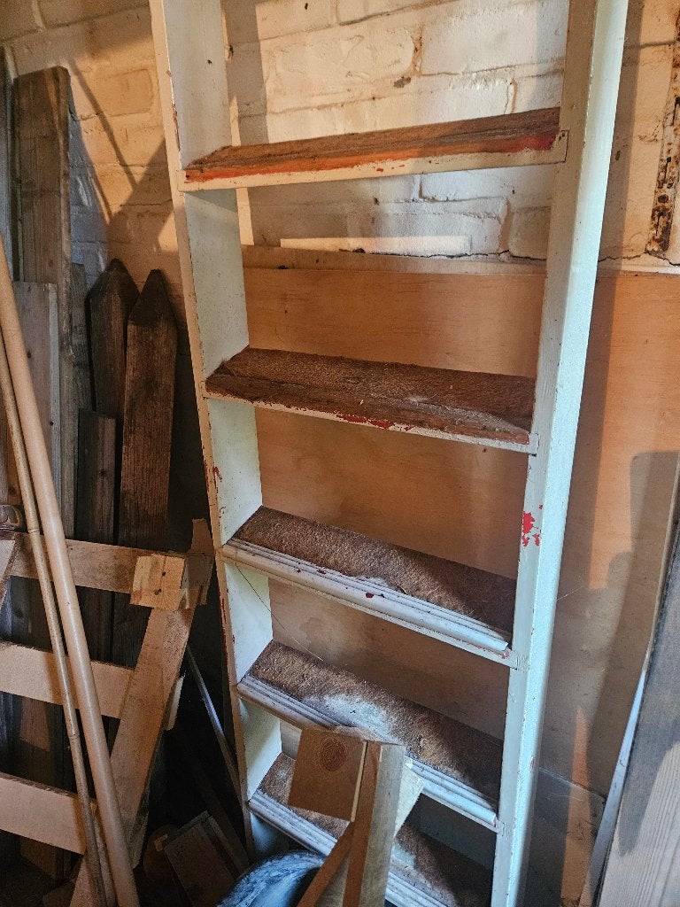 Oude trap, Ophalen, Gebruikt, Trap, Minder dan 2 meter