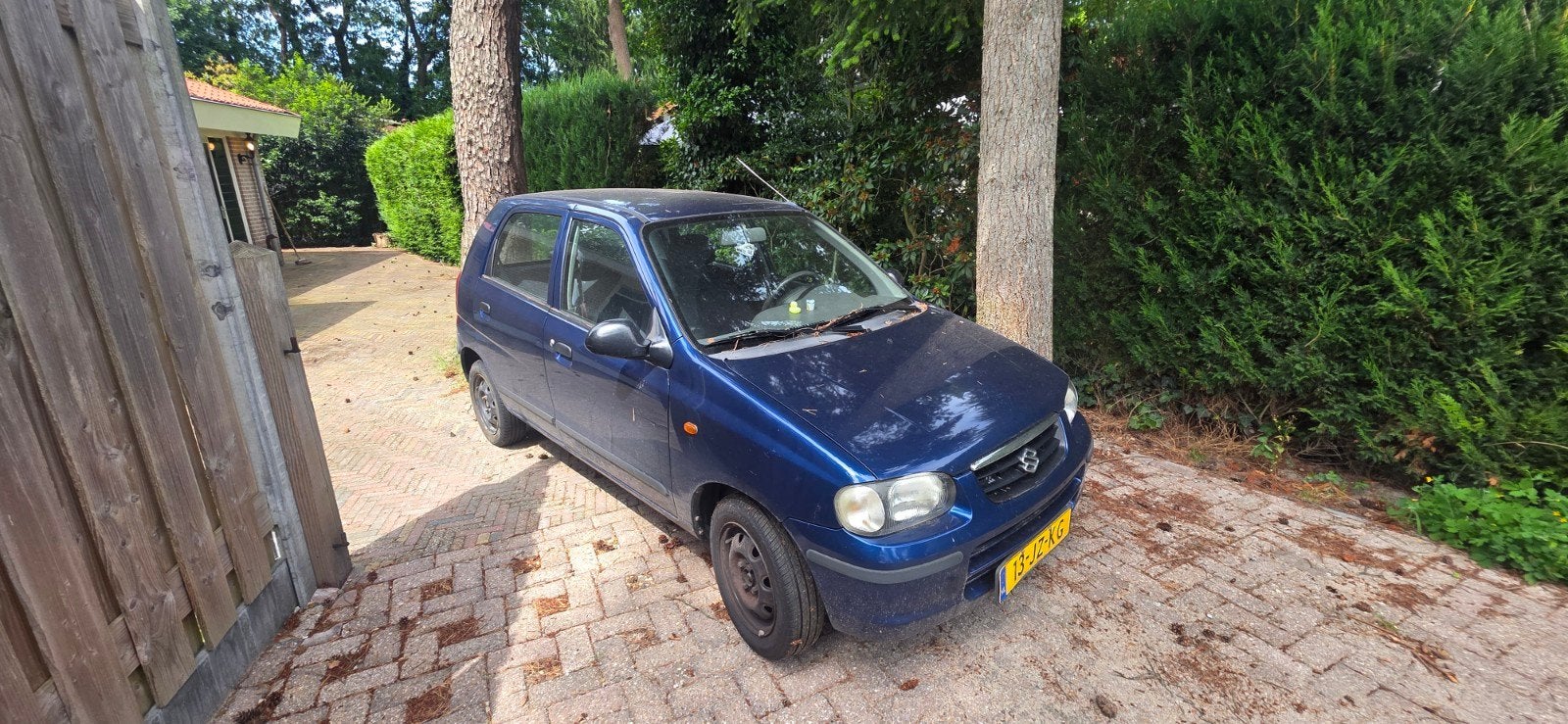 Suzuki Alto 1.1 2002 Blauw, Voorwielaandrijving, 750 kg, 4 cilinders, Origineel Nederlands