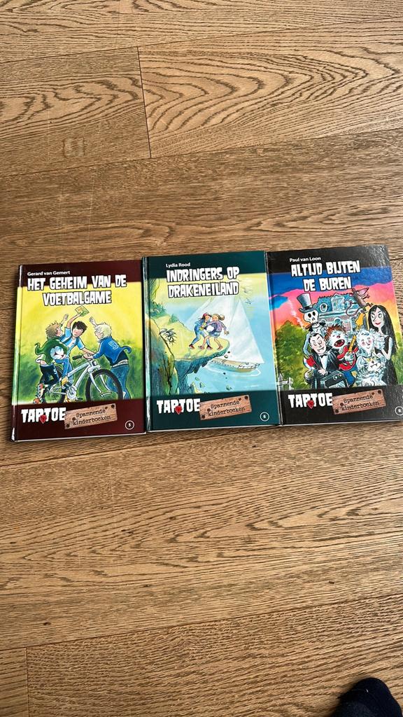 3 Taptoe boeken samen 2,00 euro, Ophalen of Verzenden, Gelezen, Fictie algemeen