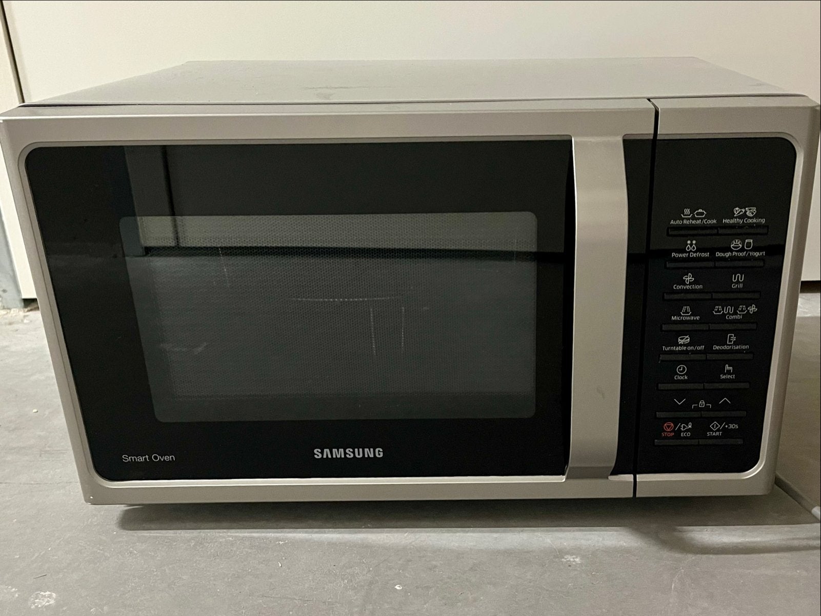 Samsung Combimagnetron MC28H5015CS - Zo goed als nieuw, Witgoed en Apparatuur, Magnetrons, Zo goed als nieuw, Vrijstaand, Combimagnetron