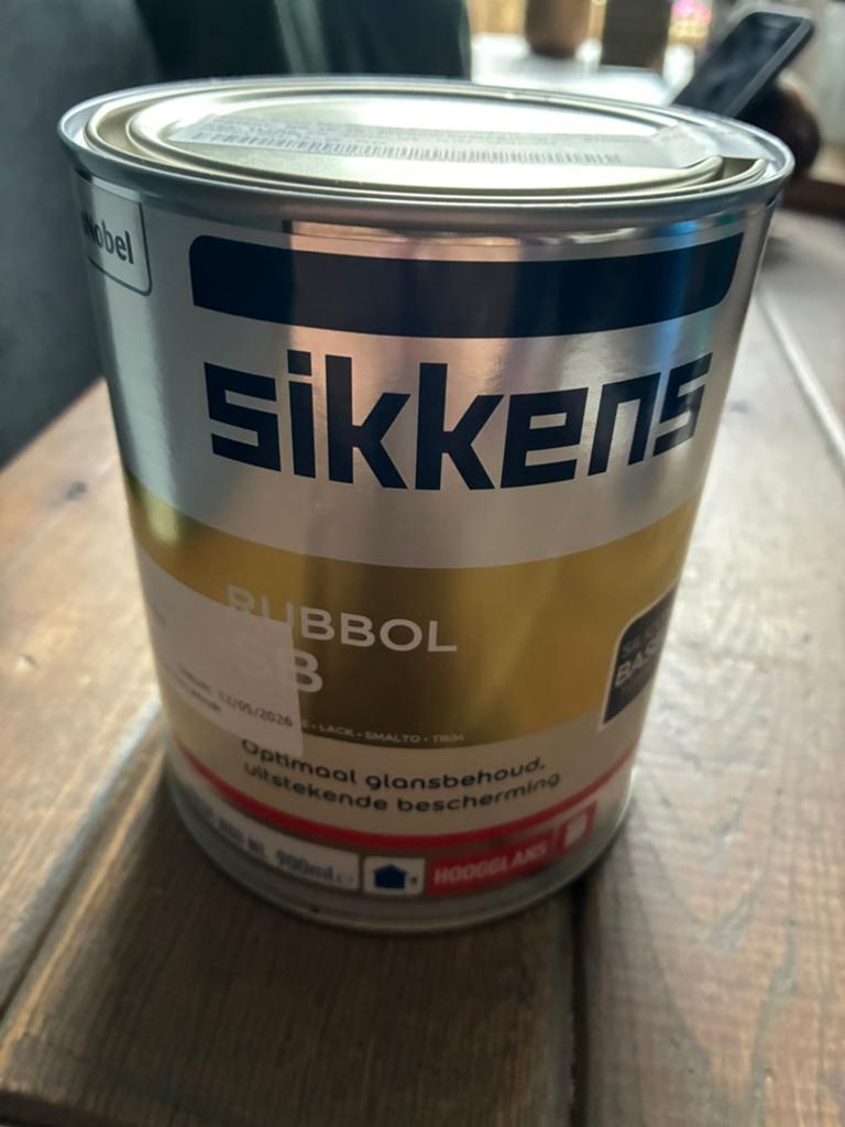 Sikkens Rubbol SB Monumentengroen Verf 1L, Doe-het-zelf en Verbouw, Nieuw, Ophalen of Verzenden, Lak, Minder dan 5 liter