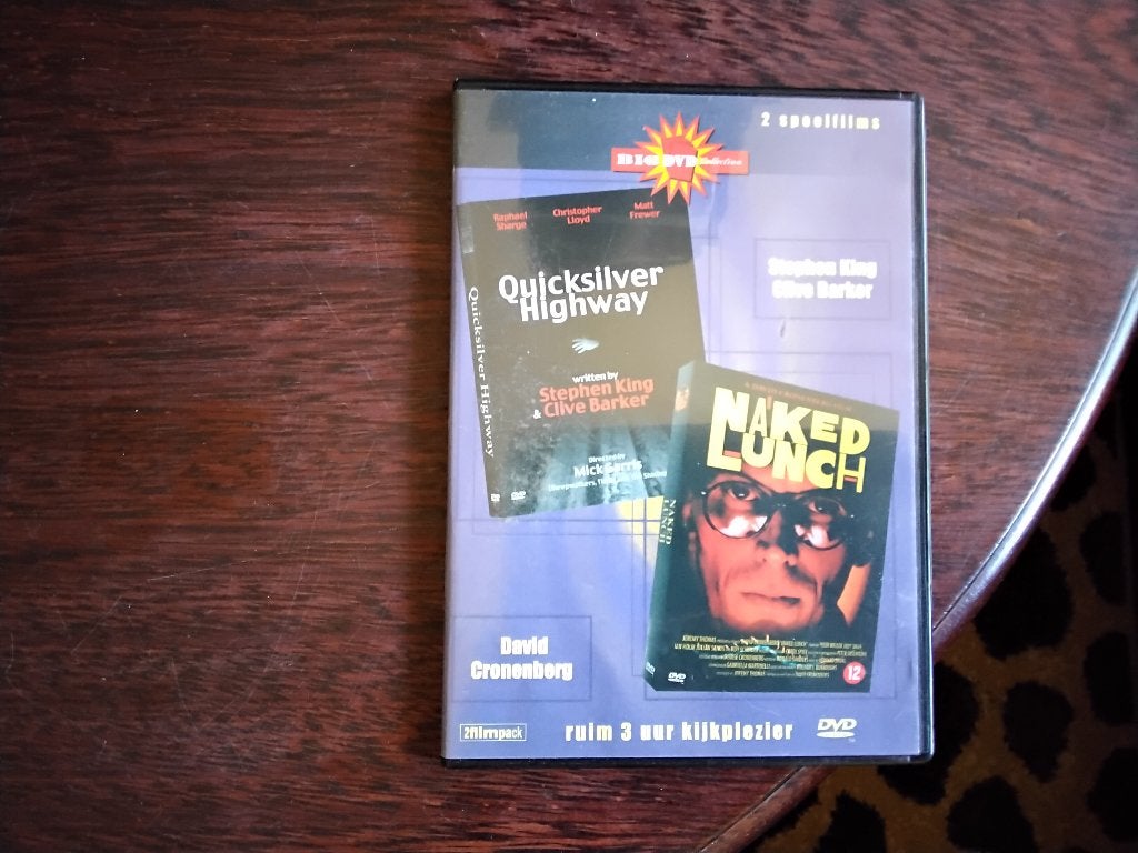 Quicksilver highway en Naked lunch, origineel, Cd's en Dvd's, Engels, Nederlands, Actiethriller, Ophalen of Verzenden