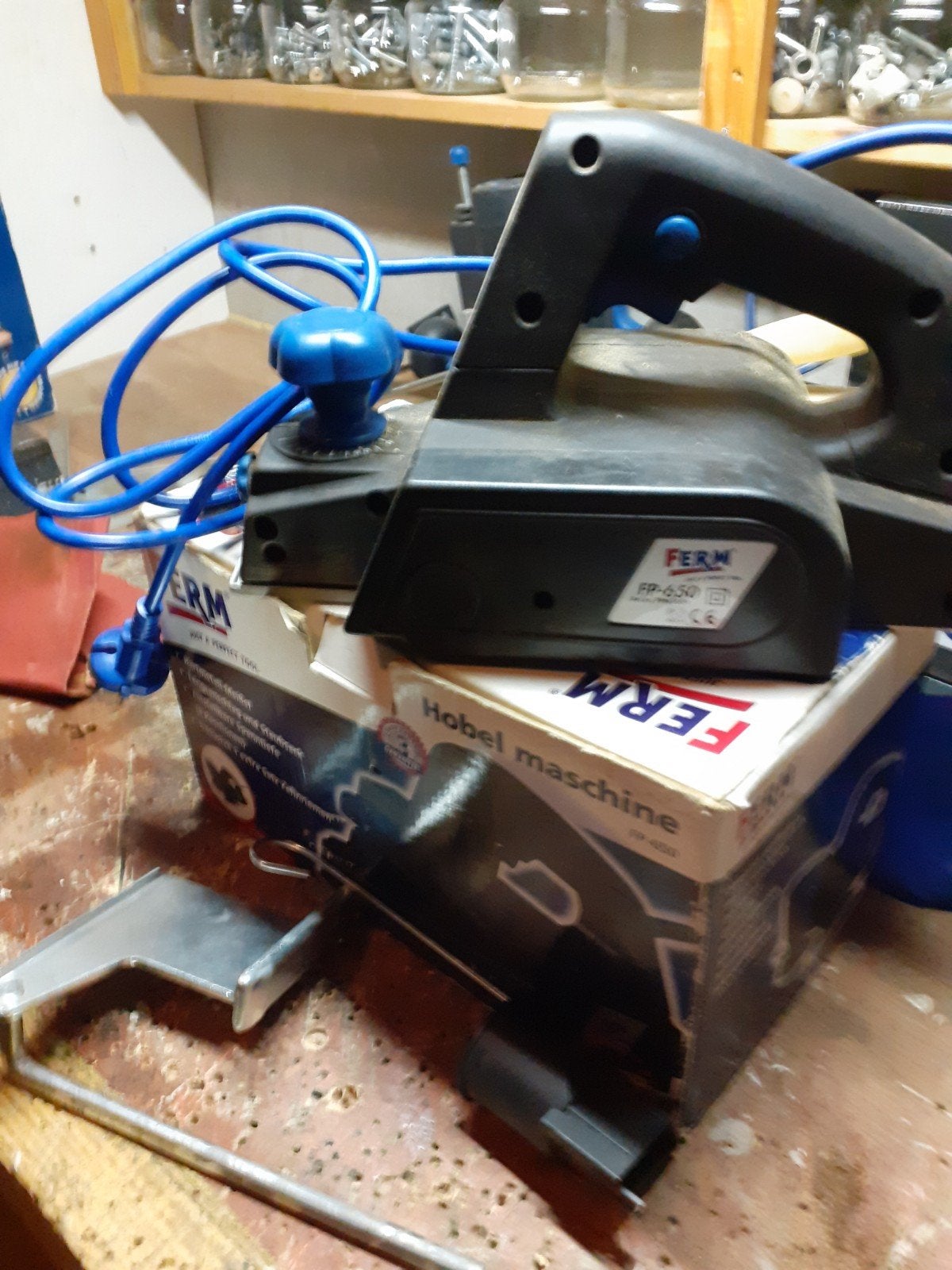 elektrische handschaafmachine, Ophalen of Verzenden, Gebruikt