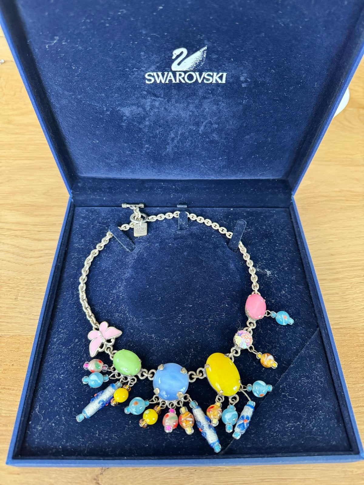 Vintage Otazu Statement Ketting met Swarovski Kristallen, Sieraden, Tassen en Uiterlijk, Kettingen, Overige kleuren, Ophalen of Verzenden