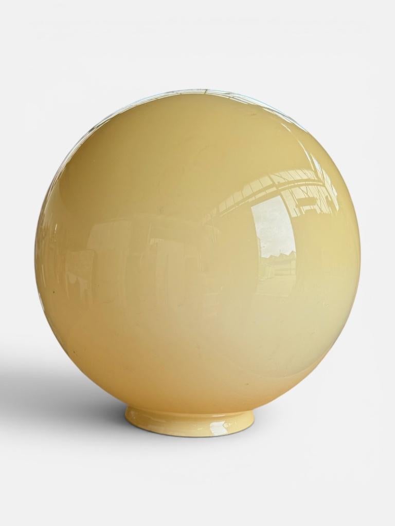 3x glazen lampenkap - opaal - nieuw, Ophalen, 25 tot 50 cm, Klassiek, Rond