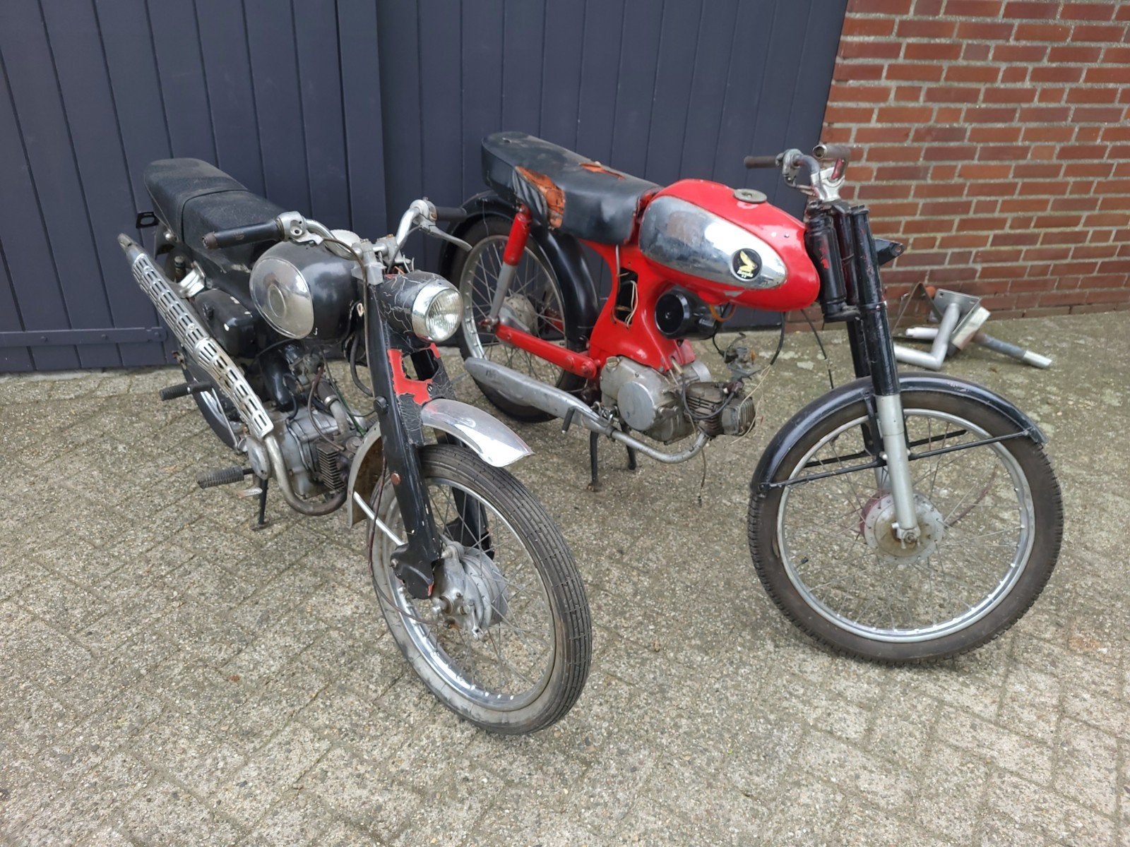 Te koop 2x Honda brommers, Ophalen, Gebruikt, Overige modellen, Maximaal 45 km/u
